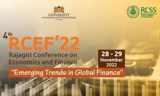 Zaproszenie do współpracy - Rajagiri Conference on Economics and Finance